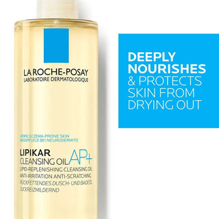 La Roche Posay Lipikar Oil AP+ Refill Cleansing Body Oil 400 ml - By Baano