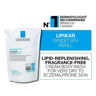 La Roche Posay Lipikar Syndet AP+ 400ml - Refill - By Baano