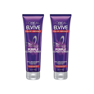 Loreal Elseve Color Vive Anti-Orange Color Correcting Purple Mask 150 ml 2 Pack - By Baano