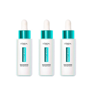 Loreal Paris Bright Reveal Anti Dark Spot Serum 7.5%Niacinamide 30ml 3 Pack Chivela