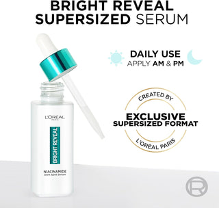 Loreal Paris Bright Reveal Anti Dark Spot Serum 7.5%Niacinamide 30ml 3 Pack Chivela