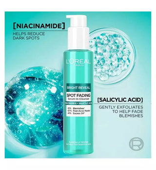 Loreal Paris Bright Reveal Bright Reveal Spot Fading Serum-In-Cleanser 150 ml - By Baano