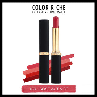 Loreal Paris Colour Riche Intense Volume Matte Lipstick -188 Rose Activist - By Baano