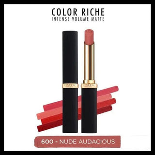 Loreal Paris Colour Riche Intense Volume Matte Lipstick -600 Nude Audacious Chivela