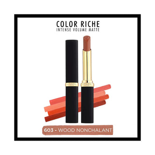 Loreal Paris Colour Riche Intense Volume Matte Lipstick -603 Wood Nonchalant Chivela