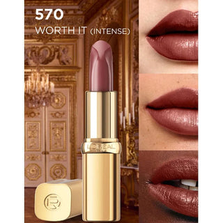 Loreal Paris Colour Riche Satin Finish Lipstick -570 Worth It (Intense) - By Baano