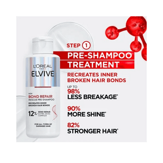 Loreal Paris Elseve Bond Repair Shampoo Treatment 200 ml -3 Pack Chivela