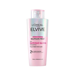 Loreal Paris Elseve (Elvive) Glycolic Gloss 3 Economic Pack Shampoo,Conditioner and Lamination Hair Care Set Chivela