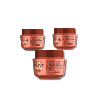 Loreal Paris Elseve Miraculous Oil Nourishing Mask 300 ml 3 Pack Chivela