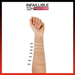 Loreal Paris Infaillible 32H Fresh Wear Vitamin C Foundation - 120 Golden Vanilla - By Baano