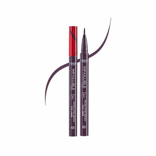 Loreal Paris Infaillible Grip Micro Fine Brush Eyeliner 04 Dew Berry - By Baano