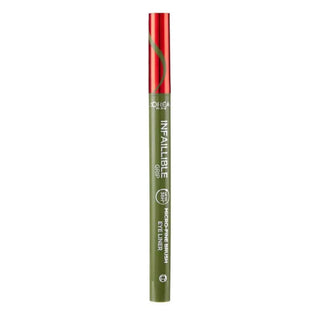 Loreal Paris Infaillible Grip Micro Fine Brush Eyeliner 05 Sage Green - By Baano