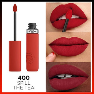 Loreal Paris Infaillible Matte Resistance Liquid Lipstick -400 Spill The Tea - By Baano