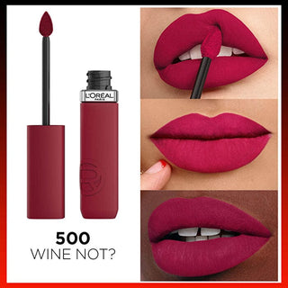 Loreal Paris Infaillible Matte Resistance Liquid Lipstick -500 Wine Not? - By Baano