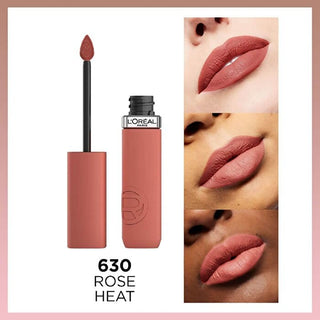 Loreal Paris Infaillible Matte Resistance Liquid Lipstick -630 Rose Heat - By Baano