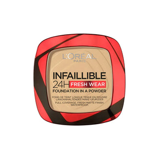Loreal Paris Infallible Up to 24H Fresh Wear Foundation in a Powder -140 Golden Beige - By Baano