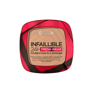 Loreal Paris Infallible Up to 24H Fresh Wear Foundation in a Powder -220 Sable Sand - By Baano