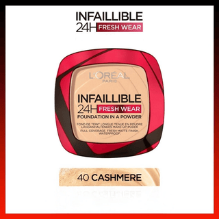 Loreal Paris Infallible Up to 24H Fresh Wear Foundation in a Powder -40 Cashmere - By Baano