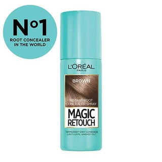 Loreal Paris Magic Retouch Brown Temporary Instant Grey Root Concealer Spray 75ml -Brown Chivela
