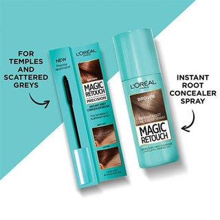 Loreal Paris Magic Retouch Brown Temporary Instant Grey Root Concealer Spray 75ml -Brown Chivela