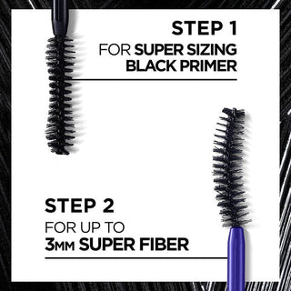 Loreal Paris Pro XXL Extension 2 Step Mascara - Black - By Baano