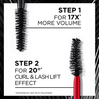 Loreal Paris Pro XXL Lift 2 Step Mascara - Black Chivela
