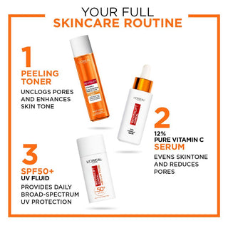 Loreal Paris Revitalift Clinical Vitamin C Pore Perfecting Peeling Toner 180ml - By Baano