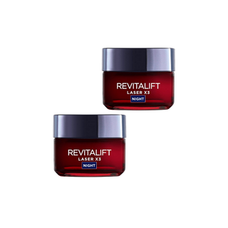 Loreal Paris Revitalift Laser X3 Deep Anti-Ageing Night Cream 50 ml 2 Pack Chivela