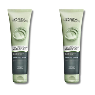 Loreal Paris Skincare Pure-Clay Facial Cleanser 150 ml 2 Pack Chivela