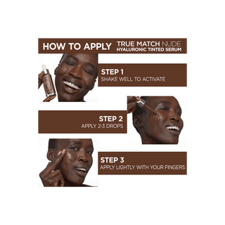 Loreal Paris True Match Nude Plumping Tinted Serum Foundation -1-2 Rosy Light Chivela