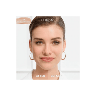 Loreal Paris True Match Nude Plumping Tinted Serum Foundation - 3-4 Light Medium - By Baano