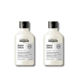 Loreal Professionnel Paris Serie Expert Metal Detox  Anti Metal Purifying Shampoo 300 ml 2 Pack - By Baano