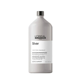 Loreal Professionnel Paris Serie Expert Silver Color Balancing Purple Shampoo 1500 ml - By Baano