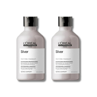Loreal Professionnel Paris Serie Expert Silver Color Balancing Purple Shampoo 300 ml 2 Pack - By Baano