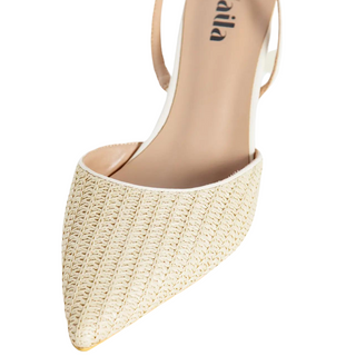 Lynn Slingback Pumps Beige - By Baano