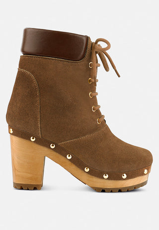 Maaya Handcrafted Collared Suede Boot