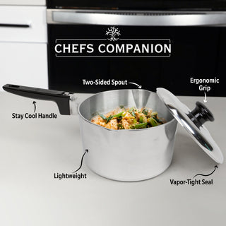 3 Quart Sauce Pan with Lid - By Baano