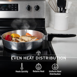 10 Inch Sauté Pan with Lid - By Baano