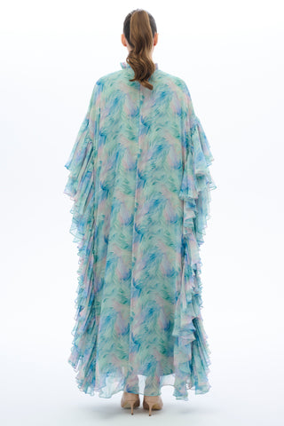 Caftan Dress with Floral Details - By Baano
