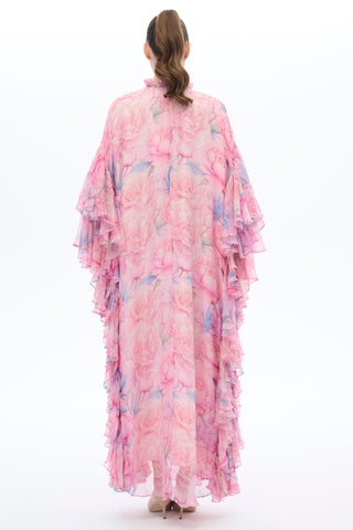 Caftan Dress with Floral Details - By Baano