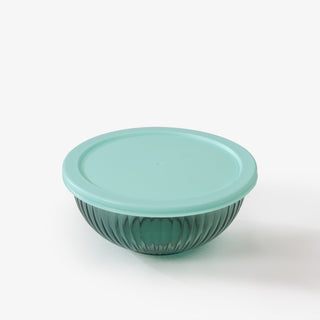 Borosilicate Glass Mixing Bowl Set - Diamond Blue