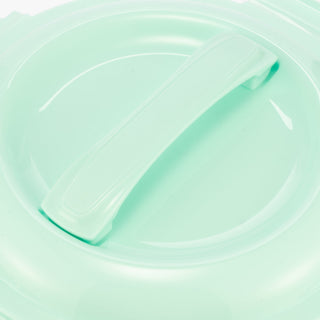 Borosilicate Glass Mixing Bowl Set- Diamond Blue (W/ Handle)