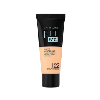 Maybelline Fit Me Matte+Poreless Foundation No:122 Creamy Beige 30ml - By Baano