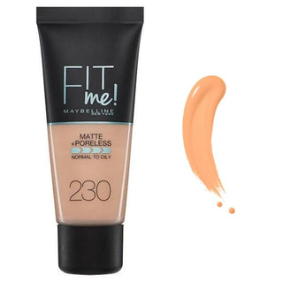 Maybelline Fit Me Matte+Poreless Foundation No:230 Natural Buff 30ml - By Baano