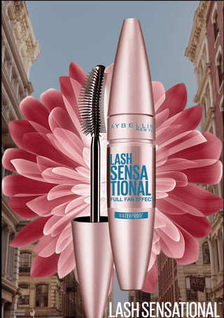 Maybelline New York Lash Sensational Waterproof Mascara Chivela