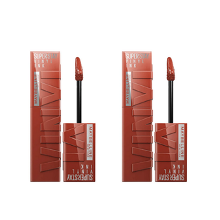 Maybelline New York Super Stay Vinyl Ink Long Lasting Liquid Gloss Lipstick - 130 Extra -2 Pack Chivela