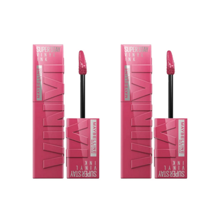 Maybelline New York Super Stay Vinyl Ink Long Lasting Liquid Gloss Lipstick - 20 Coy -2 Pack Chivela