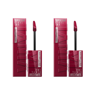 Maybelline New York Super Stay Vinyl Ink Long Lasting Liquid Gloss Lipstick - 30 Unrivaled -2 Pack Chivela