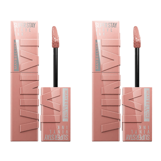 Maybelline New York Super Stay Vinyl Ink Long Lasting Liquid Gloss Lipstick - 95 Captivated - 2 Pack - By Baano