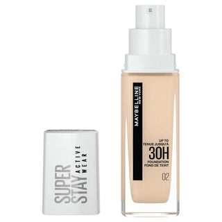 Maybelline Super Stay Active Wear Foundation 02 Naked Ivory 30ml - By Baano